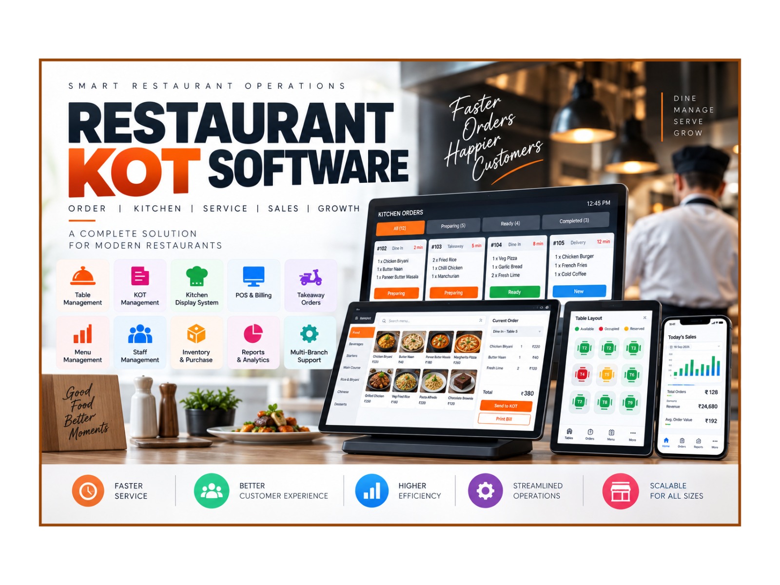 RESTAURANT KOT SOFTWARE
